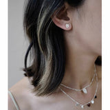 Original Design Embracing Heart Stud Earrings - floysun
