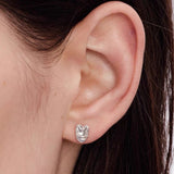 Original Design Embracing Heart Stud Earrings - floysun
