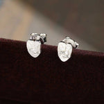 Original Design Embracing Heart Stud Earrings - floysun