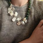 Original Designer Petal Pearl Statement Necklace - floysun