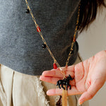 Original Enamel Horse Tassel Back Necklace - floysun