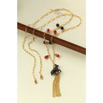 Original Enamel Horse Tassel Back Necklace - floysun