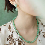 Original Luxury Red Jasper & Green Aventurine Drop Earrings - floysun