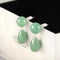 Original Luxury Red Jasper & Green Aventurine Drop Earrings - floysun
