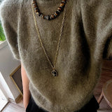 Original Malard Tiger’s Eye Beaded Necklace - floysun