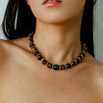 Original Malard Tiger’s Eye Beaded Necklace - floysun