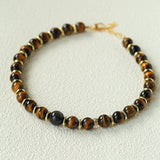 Original Malard Tiger’s Eye Beaded Necklace - floysun