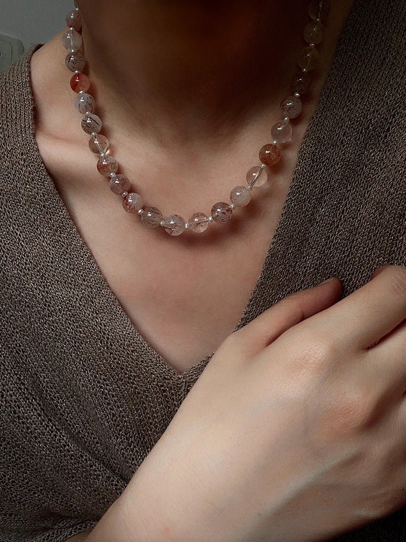 Original Natural Super Seven Beaded Necklace - floysun