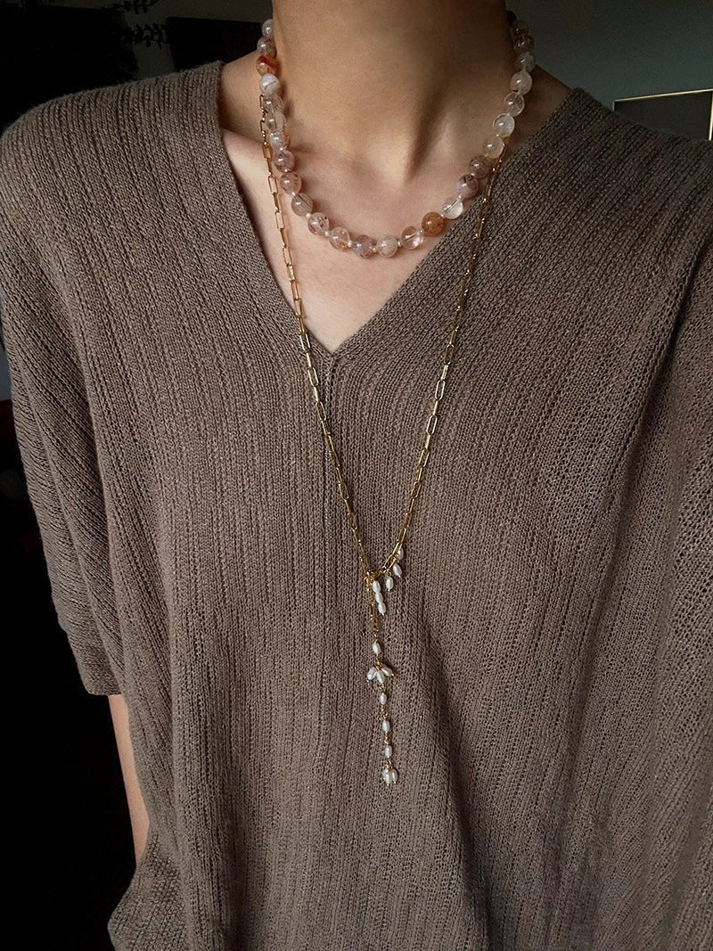 Original Natural Super Seven Beaded Necklace - floysun