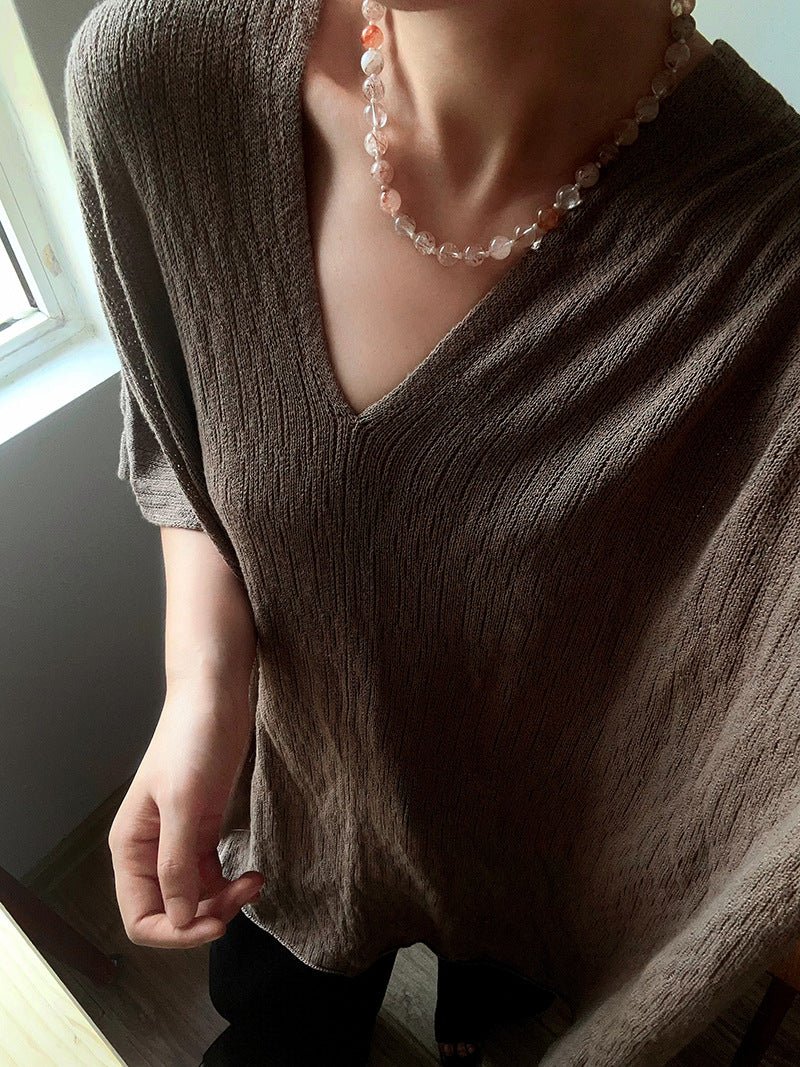 Original Natural Super Seven Beaded Necklace - floysun