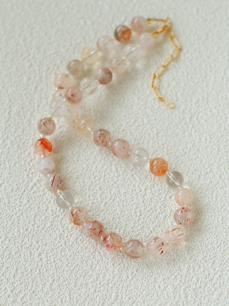 Original Natural Super Seven Beaded Necklace - floysun