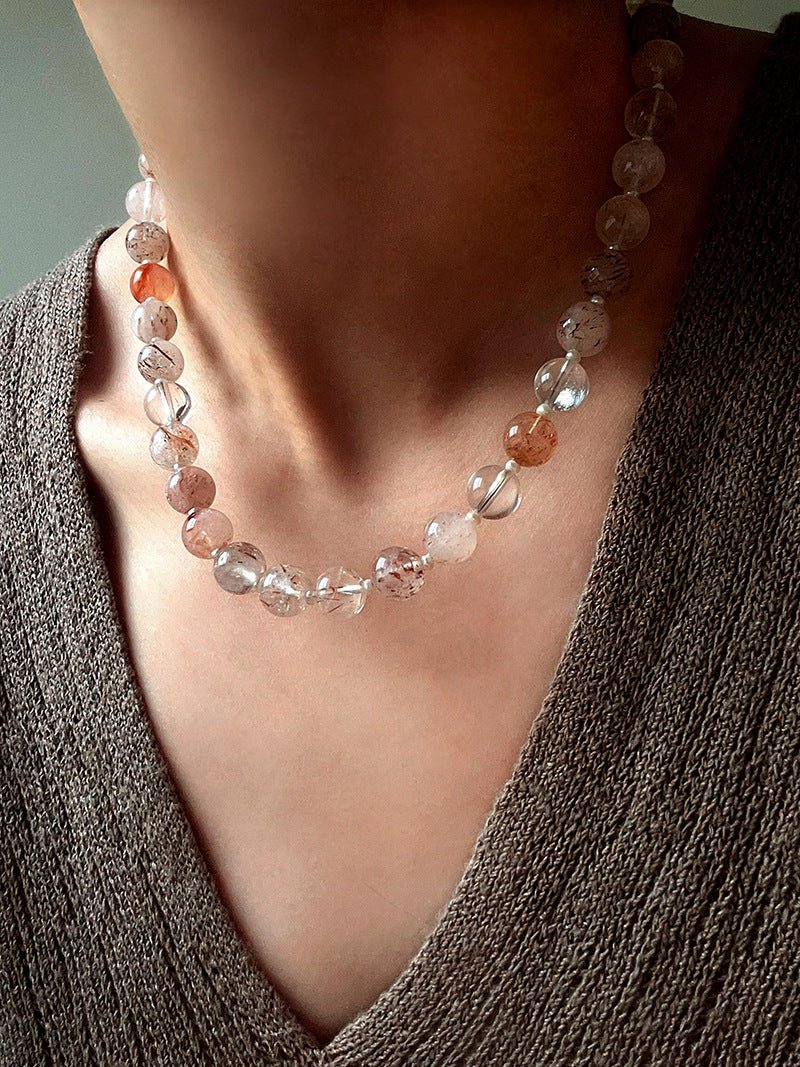 Original Natural Super Seven Beaded Necklace - floysun