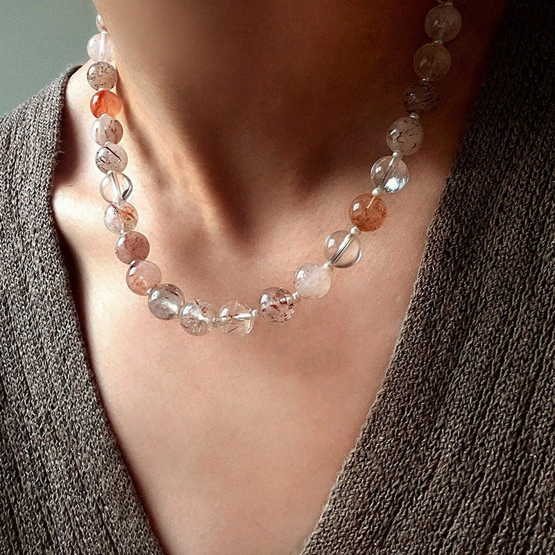 Original Natural Super Seven Beaded Necklace - floysun