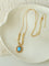 Oval Gemstone Pendant Necklace - floysun