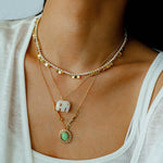 Oval Gemstone Pendant Necklace - floysun