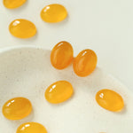 Oval Geometric Agate Stud Earrings - floysun