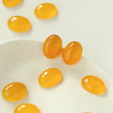 Oval Geometric Agate Stud Earrings - floysun