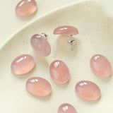 Oval Geometric Agate Stud Earrings - floysun