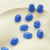 Oval Geometric Agate Stud Earrings - floysun