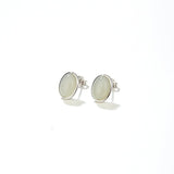 Oval Glass Stud Earrings - floysun