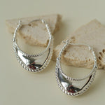 Oval U - Shaped Geometric Earrings - floysun