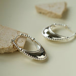 Oval U - Shaped Geometric Earrings - floysun