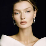 Oval U - Shaped Geometric Earrings - floysun