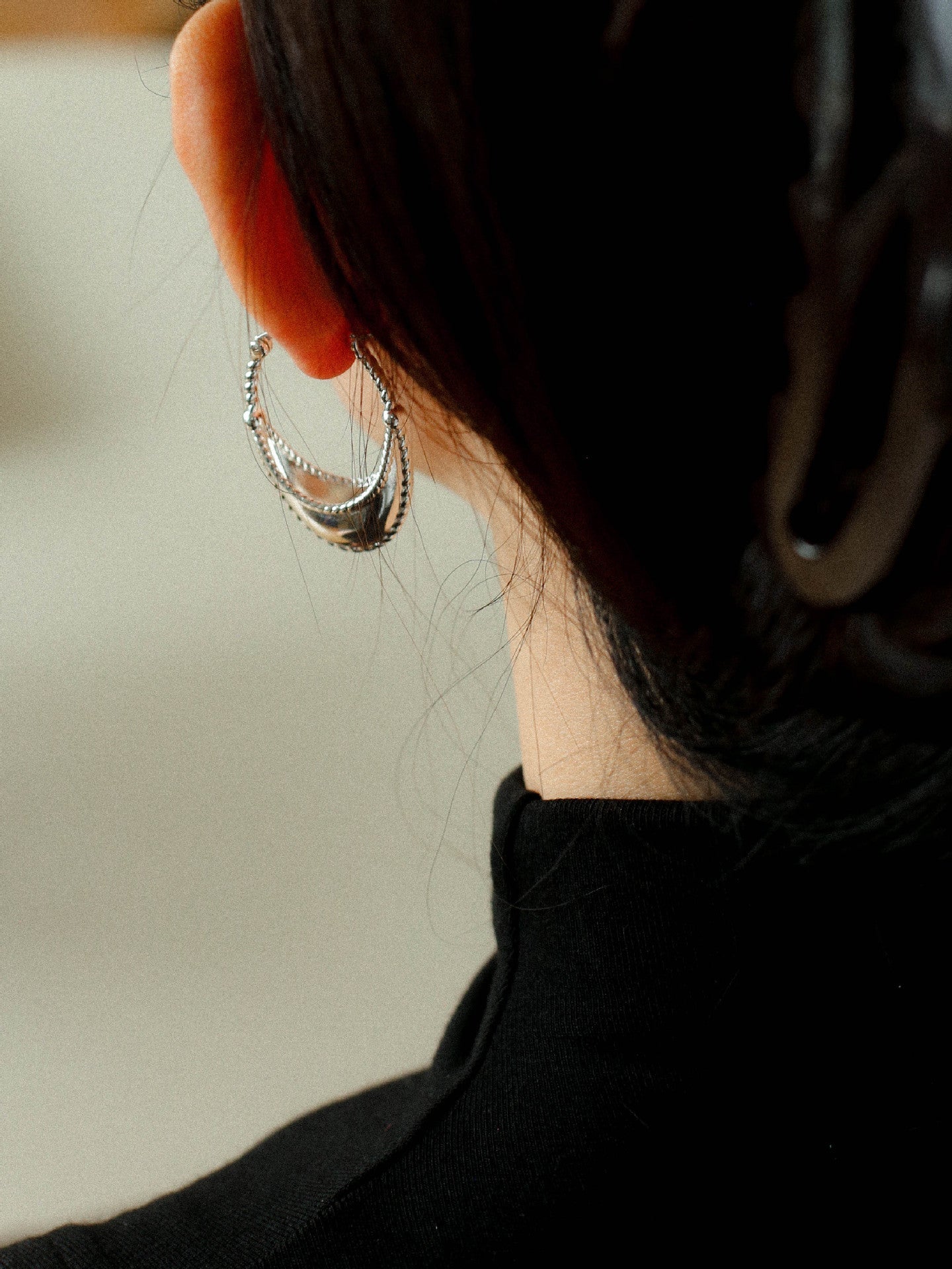 Oval U - Shaped Geometric Earrings - floysun