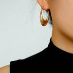 Oval U - Shaped Geometric Earrings - floysun