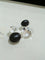Oval Wood & Glass Earrings | Asymmetrical Statement Earrings - floysun