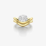 Oval Zircon Wave Ring - floysun