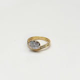 Oval Zircon Wave Ring - floysun