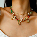 Paperclip Chain Pearl Y Necklace - floysun