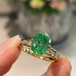 Paraiba Ice Sugar T - Bar Ring - floysun