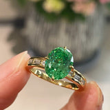 Paraiba Ice Sugar T - Bar Ring - floysun