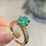 Paraiba Ice Sugar T - Bar Ring - floysun