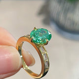 Paraiba Ice Sugar T - Bar Ring - floysun