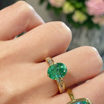 Paraiba Ice Sugar T - Bar Ring - floysun