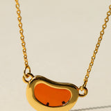 Pea Pod Dream – Colorful Glass Bead Necklace - floysun
