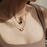 Pea Pod Dream – Colorful Glass Bead Necklace - floysun
