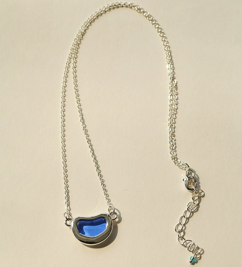 Pea Pod Dream – Colorful Glass Bead Necklace - floysun