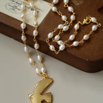 Peace Dove Pendant Pearl Necklace - floysun
