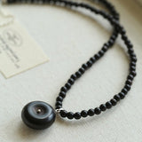 Peace Fruit Ebony Wood Necklace - floysun