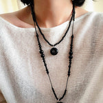 Peace Fruit Ebony Wood Necklace - floysun