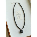 Peace Fruit Ebony Wood Necklace - floysun