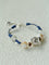 Peanut Woven Bracelet – White Crystal & Shell Beads - floysun
