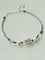 Peanut Woven Necklace – White Crystal & Shell Beads - floysun