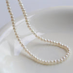 Pearl Collar Necklace with Gold Beads - floysun