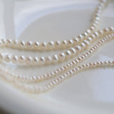 Pearl Collar Necklace with Gold Beads - floysun