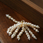 Pearl Firework Earrings | Freshwater Pearl Tassel Earrings - floysun